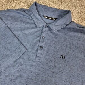 Travis Mathew Mens XL Gray Static Performance Stretch Polo Short Sleeve